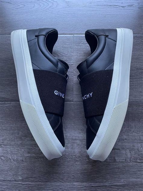 givenchy skate elastic strap sneaker|City Sport sneakers in leather with GIVENCHY strap.